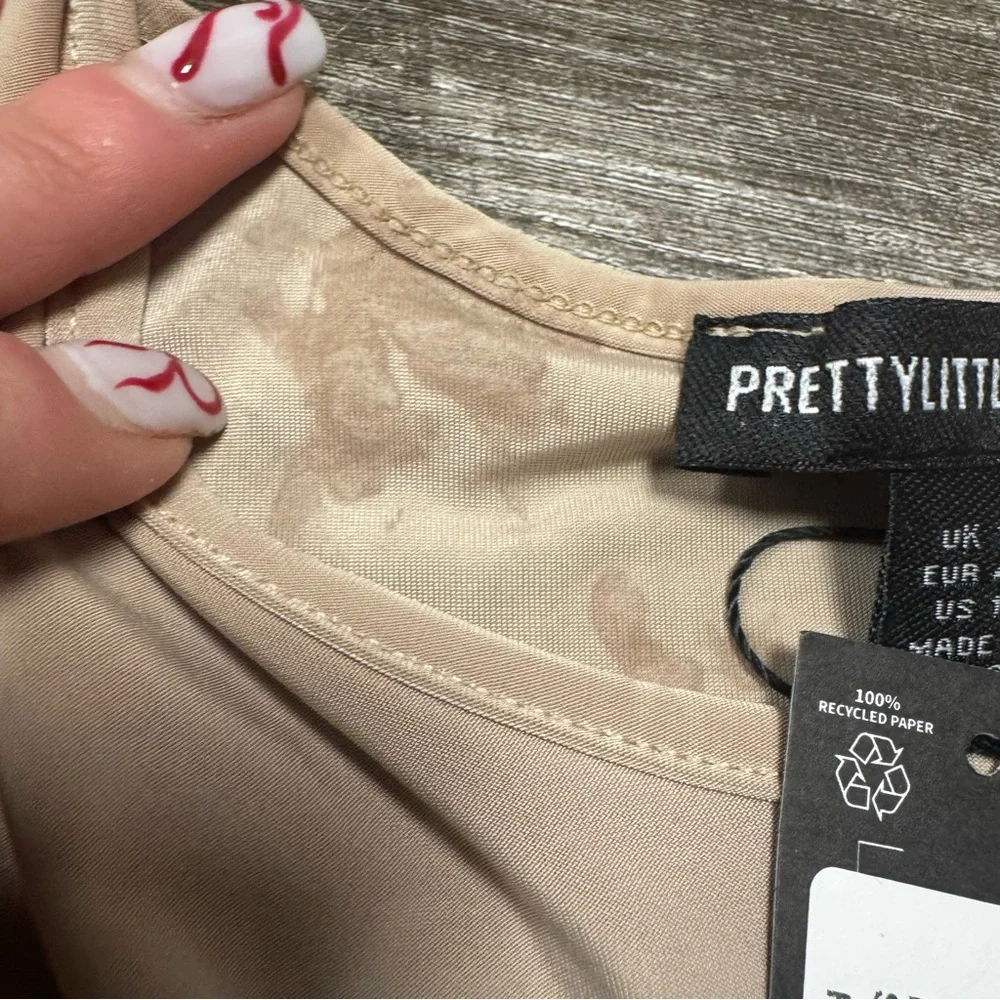 PrettyLittleThing Maternity Slinky Jumpsuit Size 16 NWT